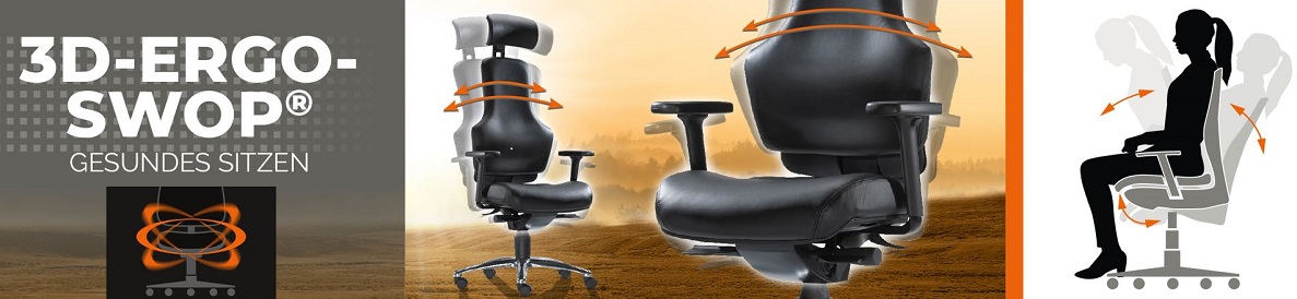 Bürostuhl-Fabrikverkauf-Haiger.de ➜ 3D-ErgoSWOP ➜ Bewegtes Sitzen
